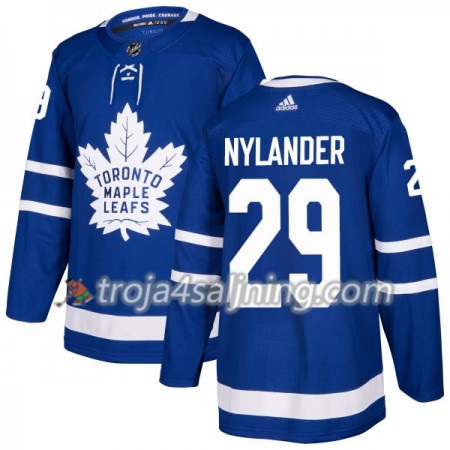 Toronto Maple Leafs tröja William Nylander 29 Adidas 2017-2018 Blå Authentic - NHL Tröjor Herr